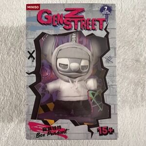 Miniso Stitch Gen Z Street Series Vinyl Plush Pendant Disney Blind Box